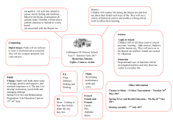 Summer term planning - Cubbington Primary School