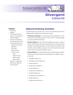 Divergent - Presbyterian Mission Agency