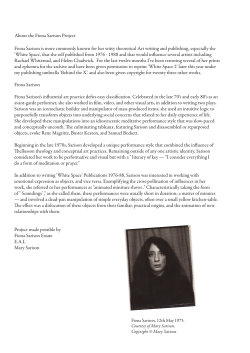 Fiona Sarison is more commonly known for her witty