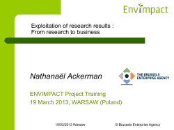 From Research to Businness