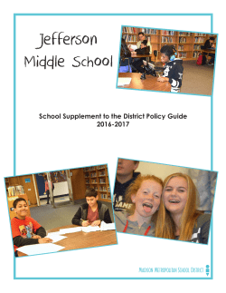 Jefferson - Madison Metropolitan School District
