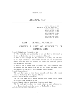 criminal act