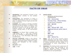 facts on oman