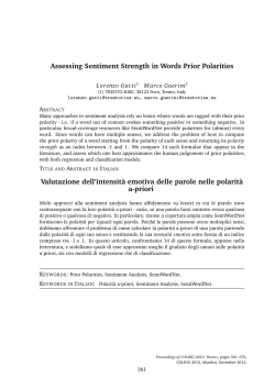 Assessing Sentiment Strength in Words Prior Polarities