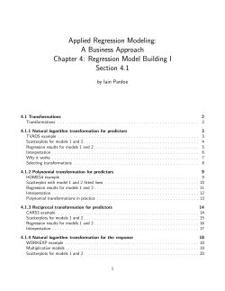 handout - Iain Pardoe