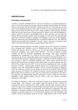ASEAN Divides