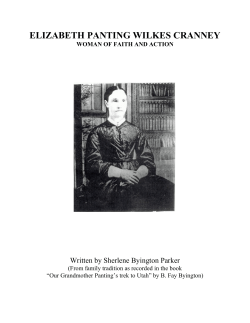 elizabeth panting wilkes cranney