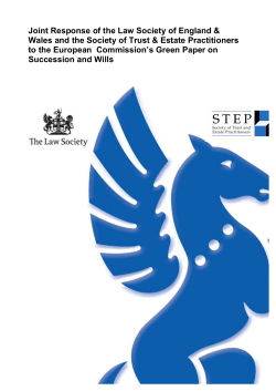 Law Society England and Wales + Society of Trust and Estate