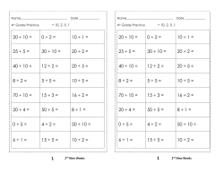 20 &divide; 10 = 0 &divide; 2 = 10 &divide; 1 = 25 &divide; 5 = 30 &divide; 10 = 20 &divide; 2 = 40 &divide; 10 = 12