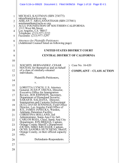 SBN 254575 - ACLU of Southern California