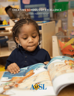 creating schools of excellence