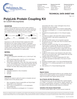 PolyLink Protein Coupling Kit