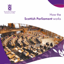 How the Scottish Parliament works &ndash; English
