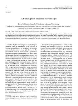 A human phase-response curve to light