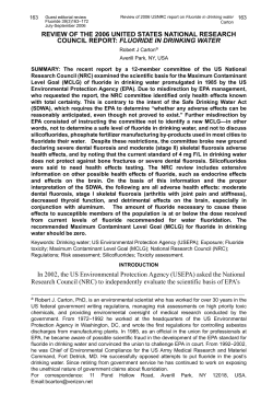 393 163-172 Carton NRC.fm - International Society for Fluoride