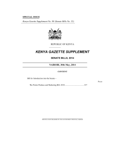 PDF document - Parliament of Kenya