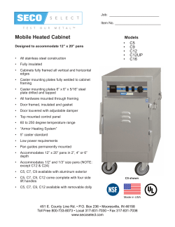 Mobile Heated Cabinet