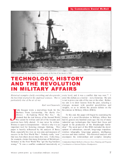 technology, history and the revolution in military affairs
