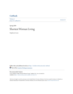 Shortest Woman Living - ScholarWorks @ UMT