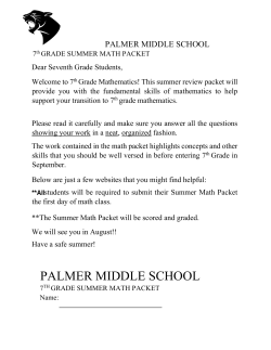 PALMER MIDDLE SCHOOL