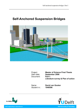 Self-Anchored Suspension Bridges