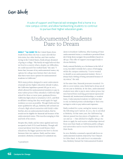 Undocumented Students Dare to Dream Case Study