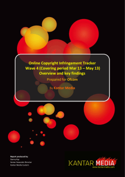Online Copyright Infringement Tracker Wave 4