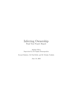 Inferring Ownership