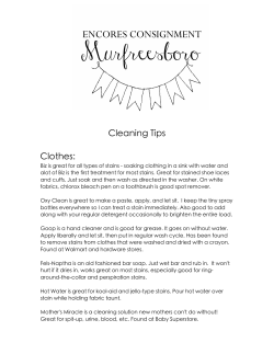 Cleaning Tips Clothes - Encores Consignment Murfreesboro