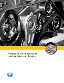 Precipitated Silica Solutions for Industrial Rubber