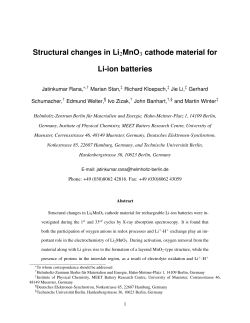 Structural changes in Li2MnO3 cathode material for Li