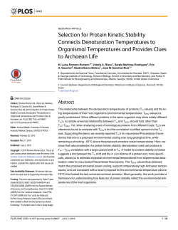 Selection for Protein Kinetic Stability Connects Denaturation