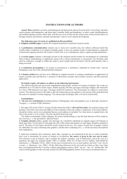 Guidelines for authors