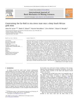 Constraining the far-field in situ stress state near a deep South