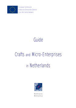 Guide Crafts and Micro-Enterprises in Netherlands