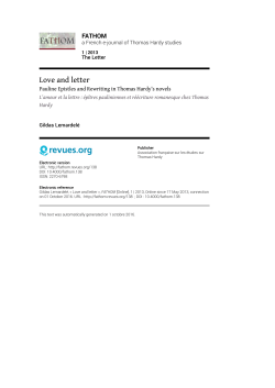 Love and letter - FATHOM