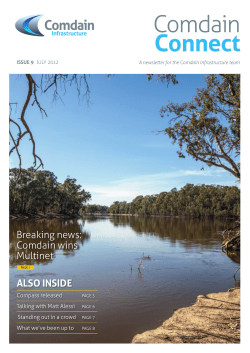 Comdain wins Multinet ALSO INSIDE