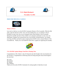 TIS Digital Backpack November 14, 2016