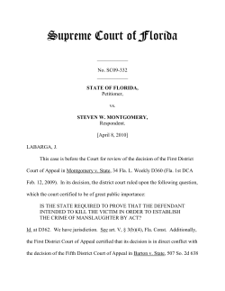 Opinion - Florida Supreme Court