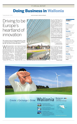 Drivingtobe Europe`s heartlandof innovation