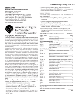 geOgrApHY - Cabrillo College