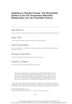Adapting to Climate Change: The Remarkable Decline in the US