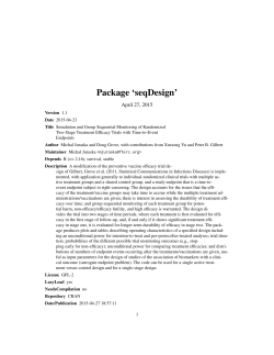 Package `seqDesign`