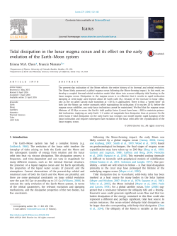 Tidal dissipation in the lunar magma ocean and its effect on the
