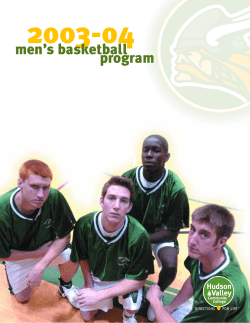 Program - Hudson Valley Community College