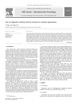 Use of opposite-relation lexical stimuli in concept