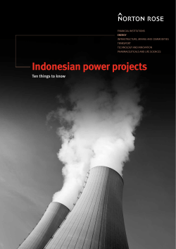 Indonesian power projects - Indonesia Power Generation | all about