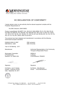 Declaration of Conformity Under 48V