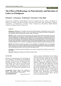 Full Text  - Iranian Red Crescent Medical Journal