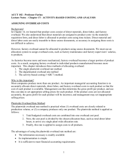Chapter 17 Lecture Notes